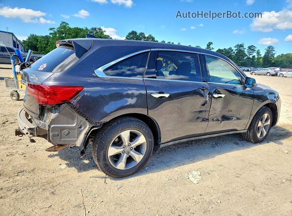 5FRYD4H25GB015379 2016 ACURA MDX Black Trasero derecho
