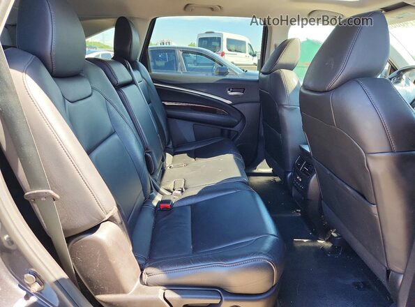 5FRYD4H27GB016789 2016 ACURA MDX Gray Հետևի նստատեղերի տեսք