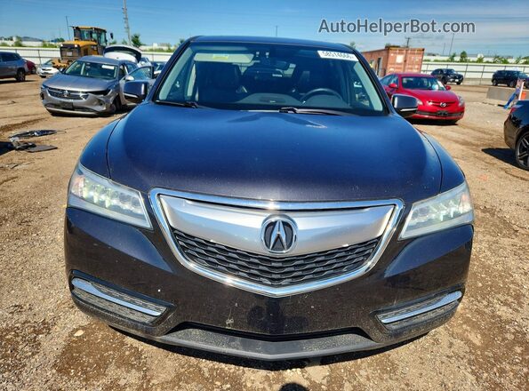 5FRYD4H27GB016789 2016 ACURA MDX Gray Դիմացի տեսք
