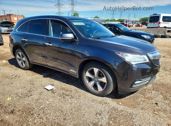 5FRYD4H27GB016789 2016 ACURA MDX Gray Առջևի աջ
