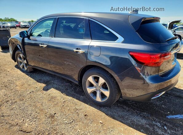 5FRYD4H27GB016789 2016 ACURA MDX Gray Հետևի ձախ
