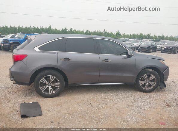 5FRYD4H32HB011977 2017 ACURA MDX Gray Rear interior view