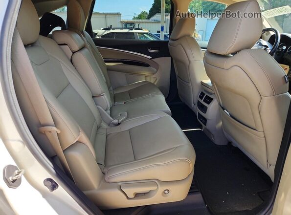 5FRYD4H32HB035406 2017 ACURA MDX White Rear interior view