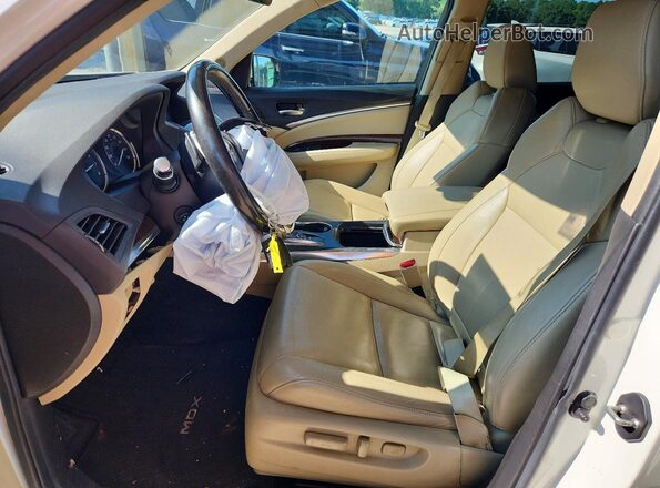 5FRYD4H32HB035406 2017 ACURA MDX White Front interior view