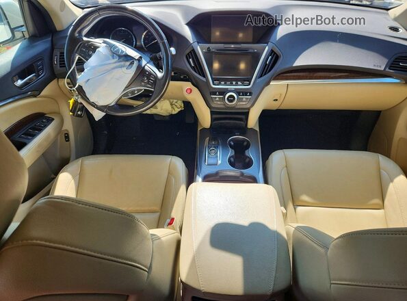 5FRYD4H32HB035406 2017 ACURA MDX White Dashboard view