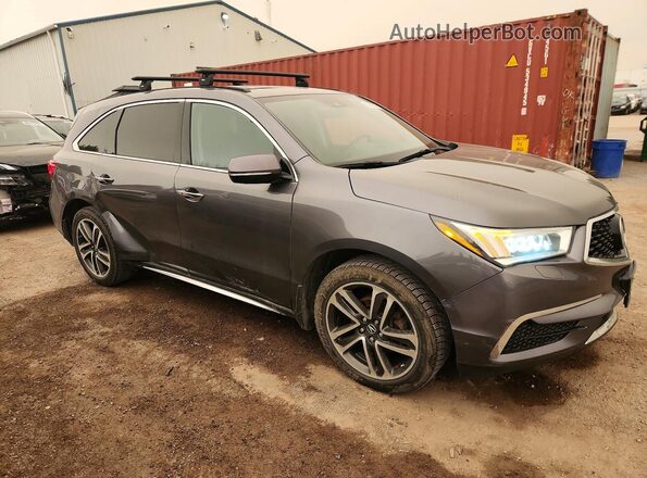 5FRYD4H40HB503884 2017 ACURA MDX Gray Front right