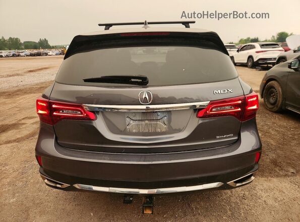 5FRYD4H40HB503884 2017 ACURA MDX Gray Rear view