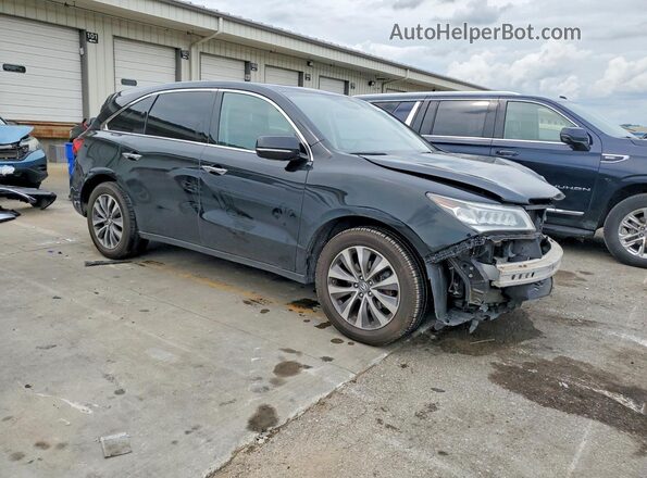 5FRYD4H48GB002563 2016 ACURA MDX Black Առջևի աջ