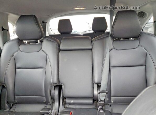 5FRYD4H48GB002563 2016 ACURA MDX Black Հետևի նստատեղերի տեսք