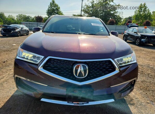 5FRYD4H51HB043594 2017 ACURA MDX Burgundy Vista frontal