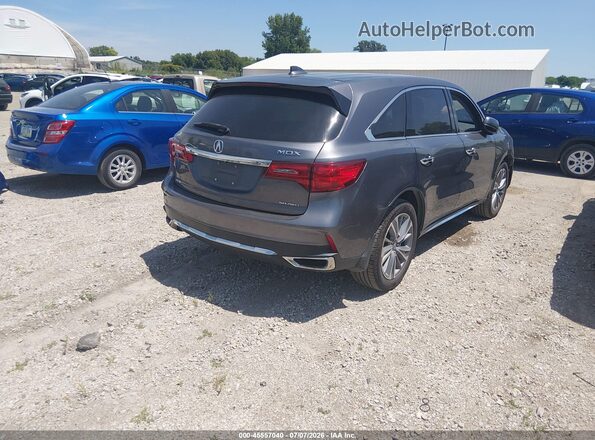 5FRYD4H52HB023967 2017 ACURA MDX Gray უკანა მარჯვენა