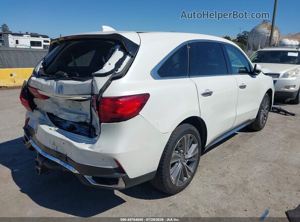 5FRYD4H53HB023041 2017 ACURA MDX White Trasero derecho