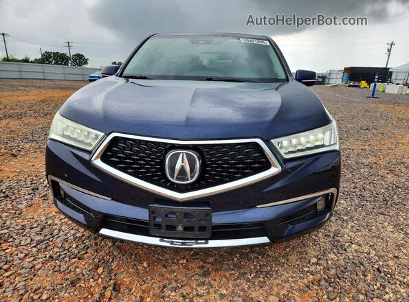 5FRYD4H54HB024229 2017 ACURA MDX Blue Front view