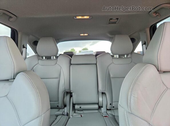 5FRYD4H54HB024229 2017 ACURA MDX Blue Rear seats view