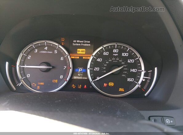5FRYD4H54HB034985 2017 ACURA MDX Серый Вид задних сидений