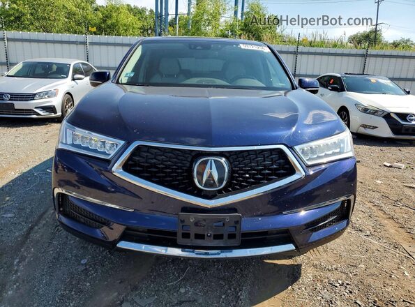 5FRYD4H71HB008684 2017 ACURA MDX Blue Դիմացի տեսք