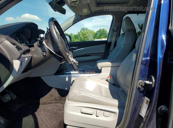 5FRYD4H71HB008684 2017 ACURA MDX Blue Սալոնի դիմացի տեսք