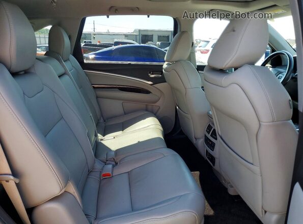 5FRYD4H71HB008684 2017 ACURA MDX Blue Սալոնի հետևի տեսք