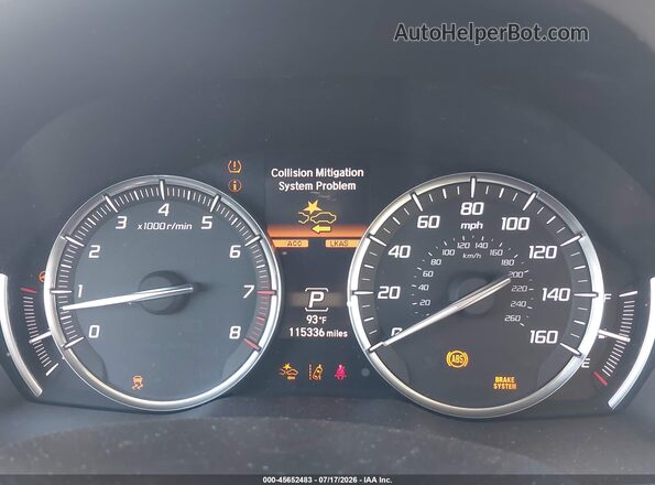 5FRYD4H84HB042031 2017 ACURA MDX Burgundy Вид задніх сидінь