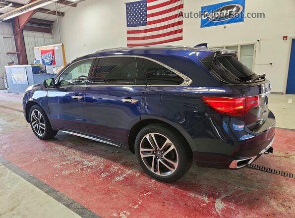 5FRYD4H85HB006378 2017 ACURA MDX Blue Задня ліва чверть