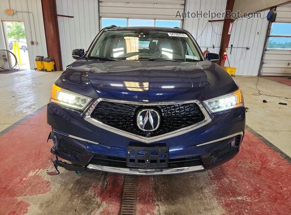 5FRYD4H85HB006378 2017 ACURA MDX Blue Вид спереду