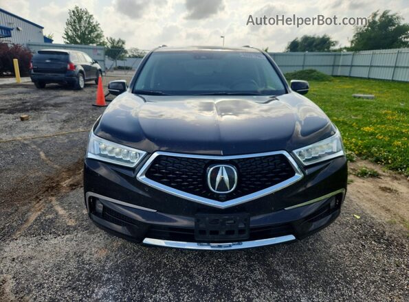 5FRYD4H86HB038501 2017 ACURA MDX Maroon Widok z przodu