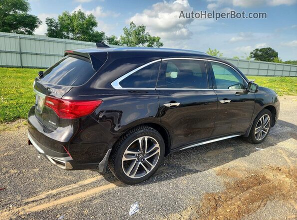 5FRYD4H86HB038501 2017 ACURA MDX Maroon Tył prawy