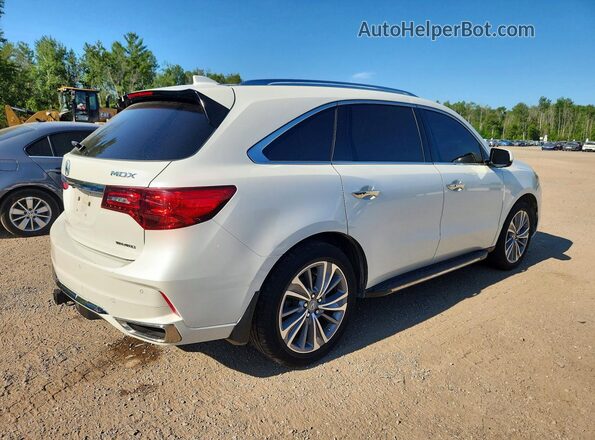 5FRYD4H86HB505142 2017 ACURA MDX White Trasero derecho