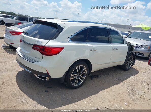 5FRYD4H87HB008598 2017 ACURA MDX White Trasero derecho
