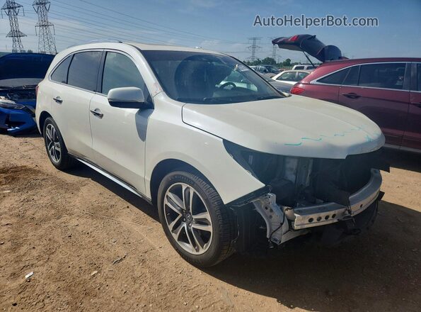 5FRYD4H88HB043361 2017 ACURA MDX White Delantero derecho