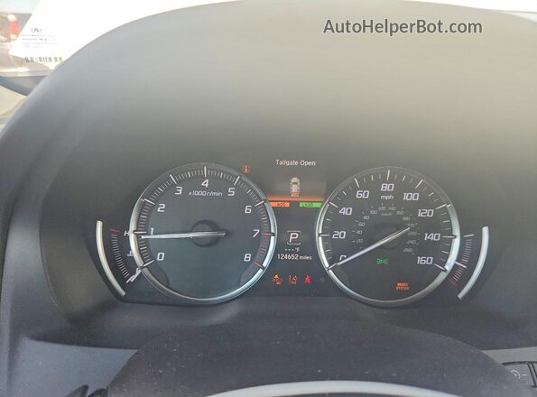 5FRYD4H88HB043361 2017 ACURA MDX White Vista del cuadro de instrumentos