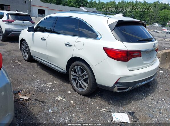 5FRYD4H89HB034149 2017 ACURA MDX White Trasero izquierdo