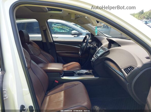 5FRYD4H89HB034149 2017 ACURA MDX White Vista interior delantera