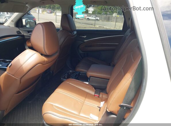 5FRYD4H89HB034149 2017 ACURA MDX White Vista de la etiqueta del VIN