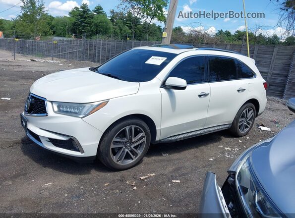 5FRYD4H89HB034149 2017 ACURA MDX White Vista interior de 360 grados