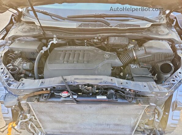 5FRYD4H96HB011016 2017 ACURA MDX Gray Вид підкапотного простору