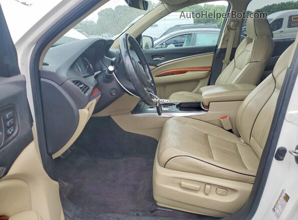 5FRYD4H97HB034370 2017 ACURA MDX White Front interior view