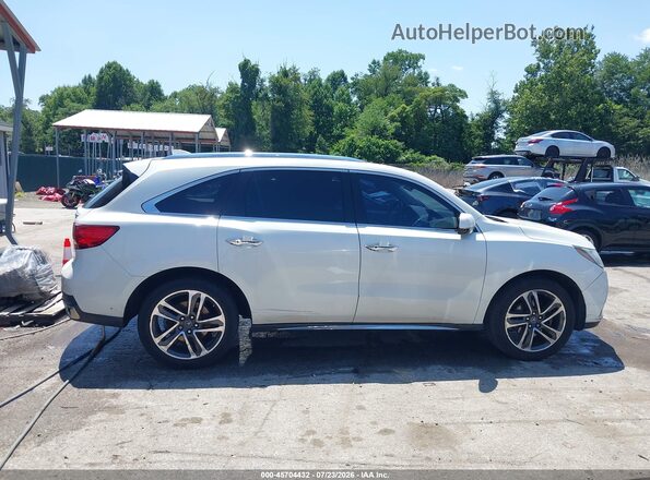5FRYD4H97HB037995 2017 ACURA MDX Белый Вид задней части салона