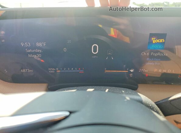5GAERARS5SJ273309 2025 BUICK ENCLAVE Синий Вид щитка приборов