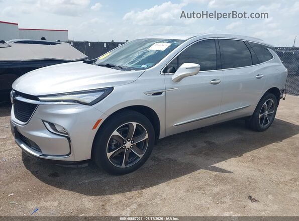 5GAERBKW0NJ164988 2022 BUICK ENCLAVE Серебряный Передняя левая четверть