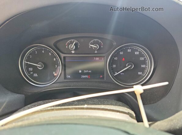 5GAERBKW0PJ133307 2023 BUICK ENCLAVE Red ხელსაწყოთა პანელის ხედი