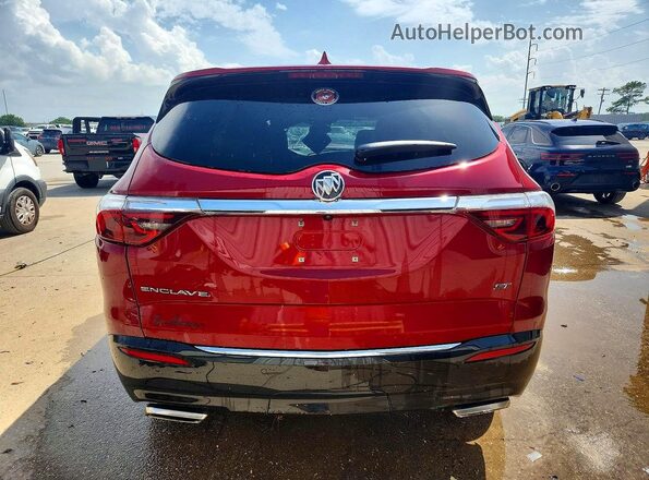 5GAERBKW0PJ133307 2023 BUICK ENCLAVE Red უკანა ხედი