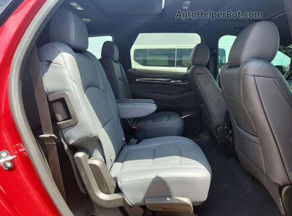 5GAERBKW0PJ133307 2023 BUICK ENCLAVE Red უკანა სალონის ხედი