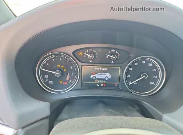 5GAERBKW0PJ220107 2023 BUICK ENCLAVE Красный Вид щитка приборов