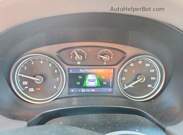 5GAERBKW1LJ216058 2020 BUICK ENCLAVE White Instrument cluster view