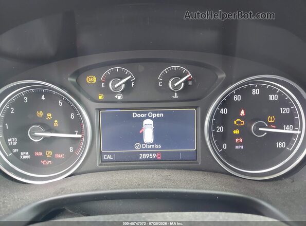5GAERBKW1LJ317715 2020 BUICK ENCLAVE White Հետևի նստատեղերի տեսք