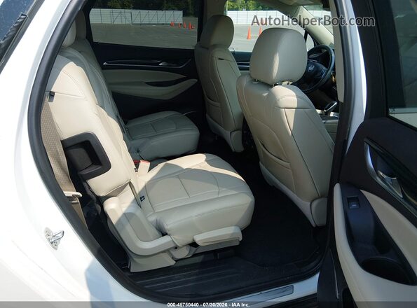 5GAERBKW1MJ135871 2021 BUICK ENCLAVE White VIN sticker view