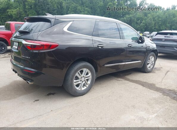 5GAERBKW2JJ163044 2018 BUICK ENCLAVE Черный Задняя правая четверть
