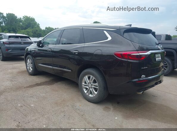 5GAERBKW2JJ163044 2018 BUICK ENCLAVE Черный Задняя левая четверть