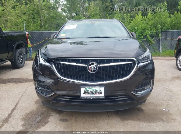 5GAERBKW2JJ163044 2018 BUICK ENCLAVE Черный Вид щитка приборов